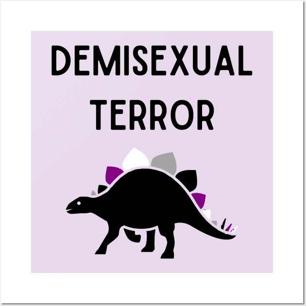 Demisexual Terror 2 Wall Art by Ali Hylton